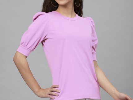 Lavender Knitted Top