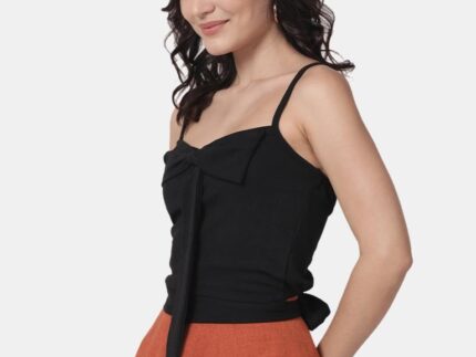 Black Colored Lycra Knitted Top