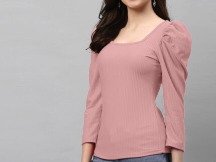 Light Pink Knitted Top