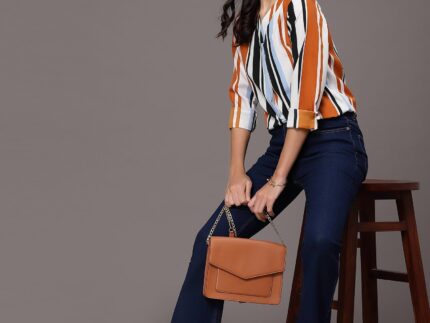 Multicoloured Striped Top