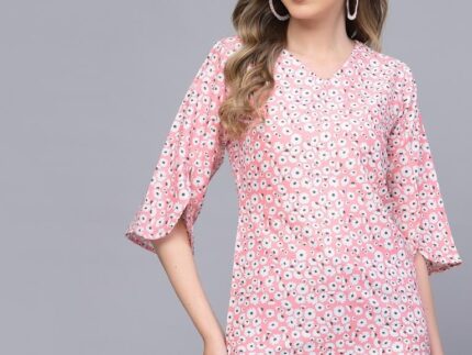 Light Pink Petal Sleeve Top
