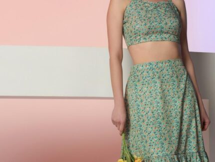 Green Printed Co-ord Set