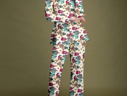 Cream Knitted Co-ord Set