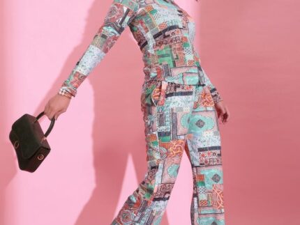 Multicoloured Printed Co-ord Set