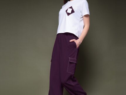 White Plain Lycra Co-ord