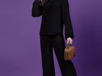 Black Lycra Co-ord Set