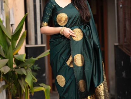 SOFT LICHI SILK BEAUTIFUL SAREE