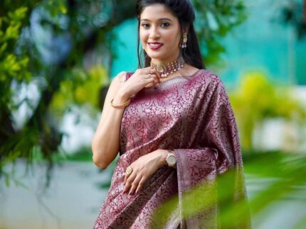 LICHI SILK ORGANIC BANARASI SAREE